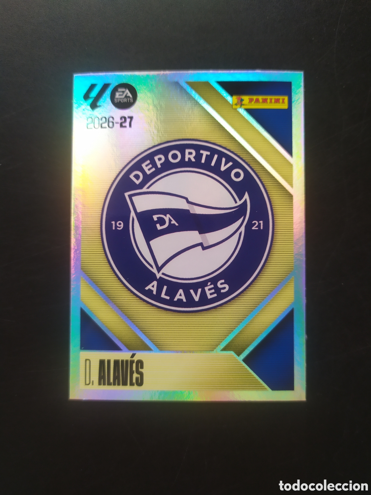 Cromos de f&uacute;tbol: Liga este 2026 2027 26 27 panini escudo n&deg; 1 Alav&eacute;s