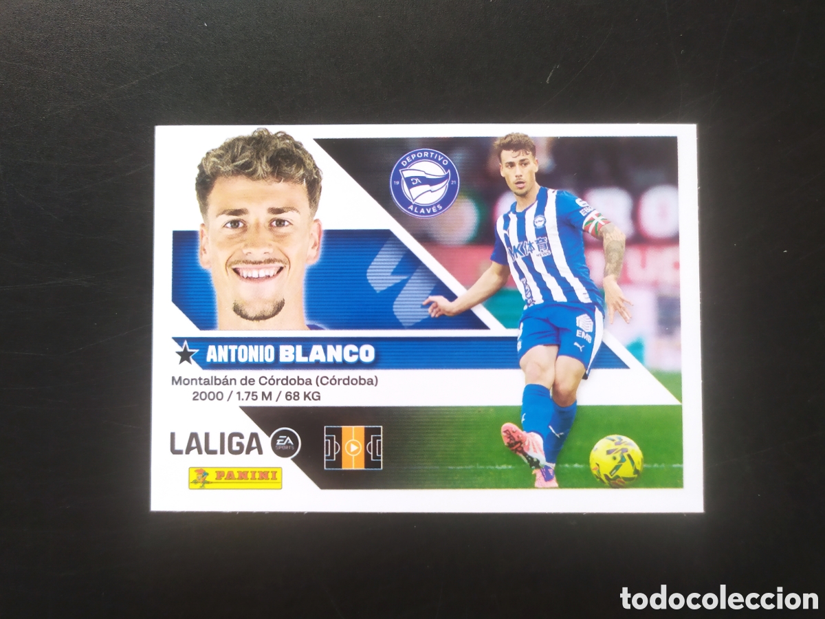 Cromos de f&uacute;tbol: Liga este 2026 2027 26 27 panini Blanco n&deg; 12 Alav&eacute;s