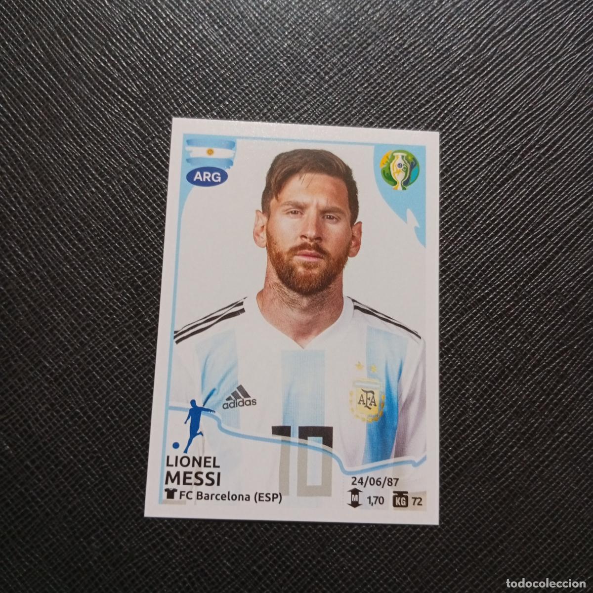 Cromos de f&uacute;tbol: 144 MESSI ARGENTINA PANINI COPA AMERICA BRASIL 2019 CROMO FUTBOL 19 - SIN PEGAR - A55 PG127