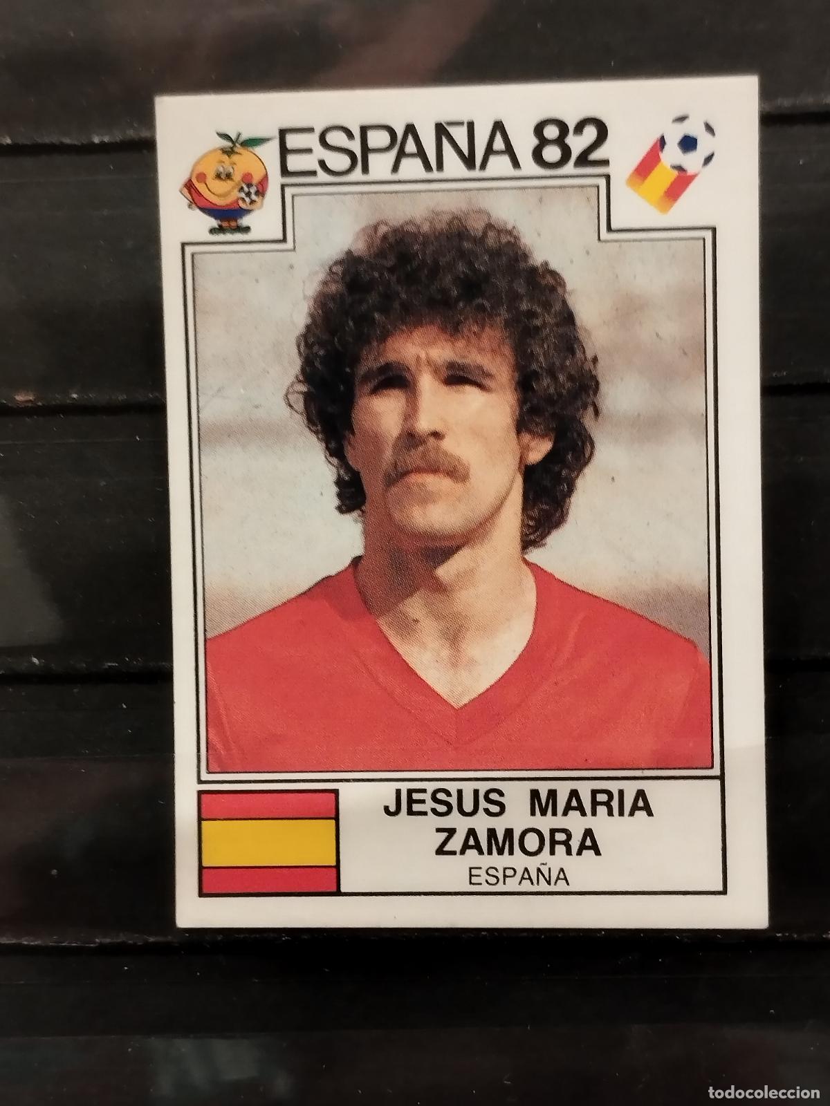 Fu&szlig;ball-Sticker: PANINI. MUNDIAL 82. N&ordm; 302. ESPA&Ntilde;A. JESUS MARIA ZAMORA.