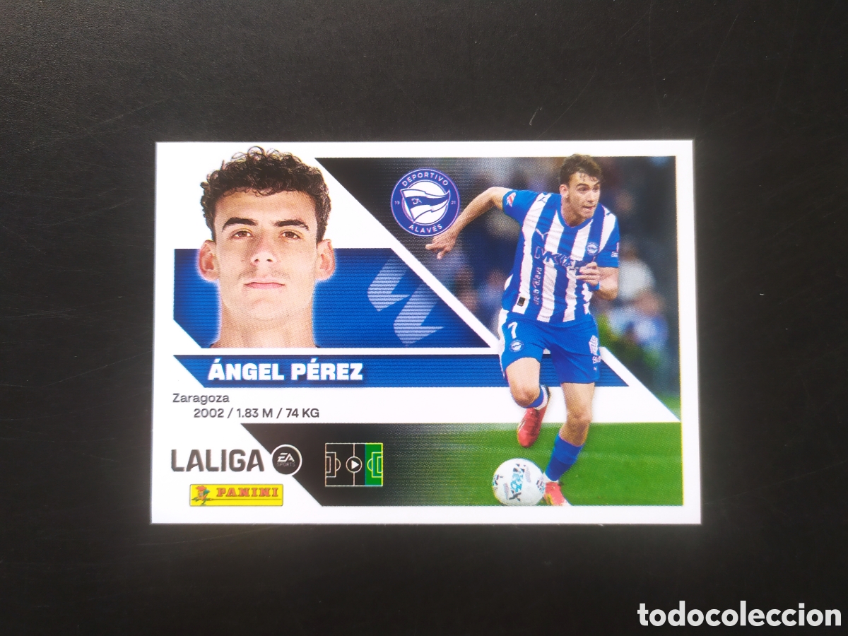Cromos de f&uacute;tbol: Liga este 2026 2027 26 27 panini Angel P&eacute;rez n&deg; 17 Alav&eacute;s