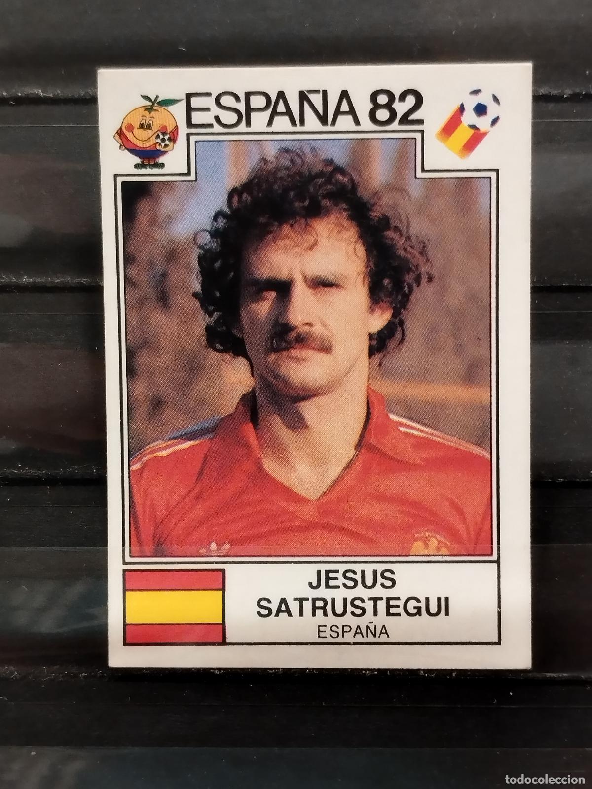 Fu&szlig;ball-Sticker: PANINI. MUNDIAL 82. N&ordm; 306. ESPA&Ntilde;A. JESUS SATRUSTEGUI