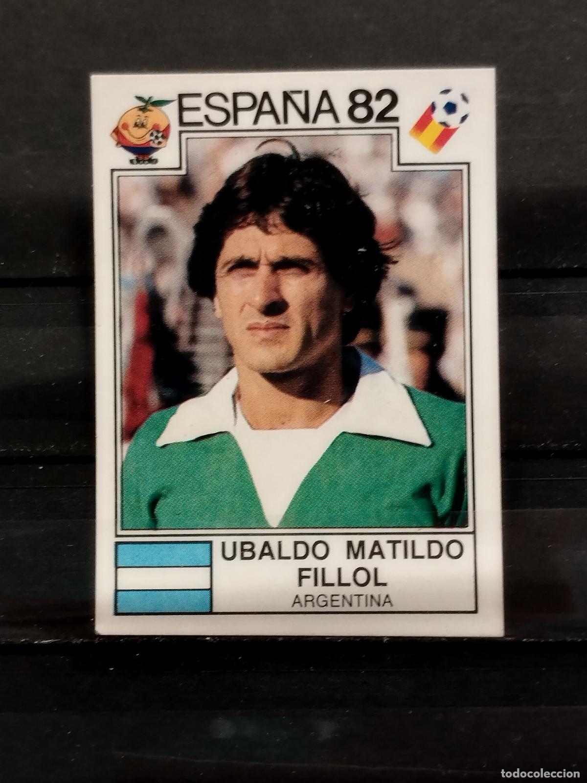 Fu&szlig;ball-Sticker: PANINI. MUNDIAL 82. N&ordm; 166. ARGENTINA. UBALDO MATILDO FILLOL