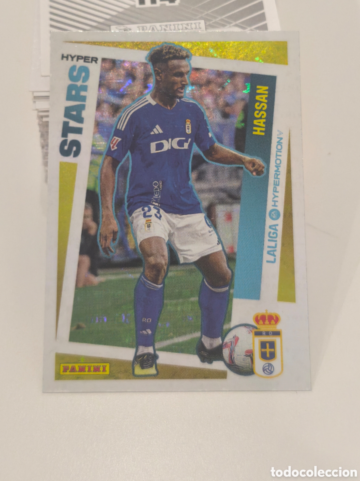 Cromos de Futebol: Cromo de Hassan Real Oviedo 24/25 Liga Hypermotion