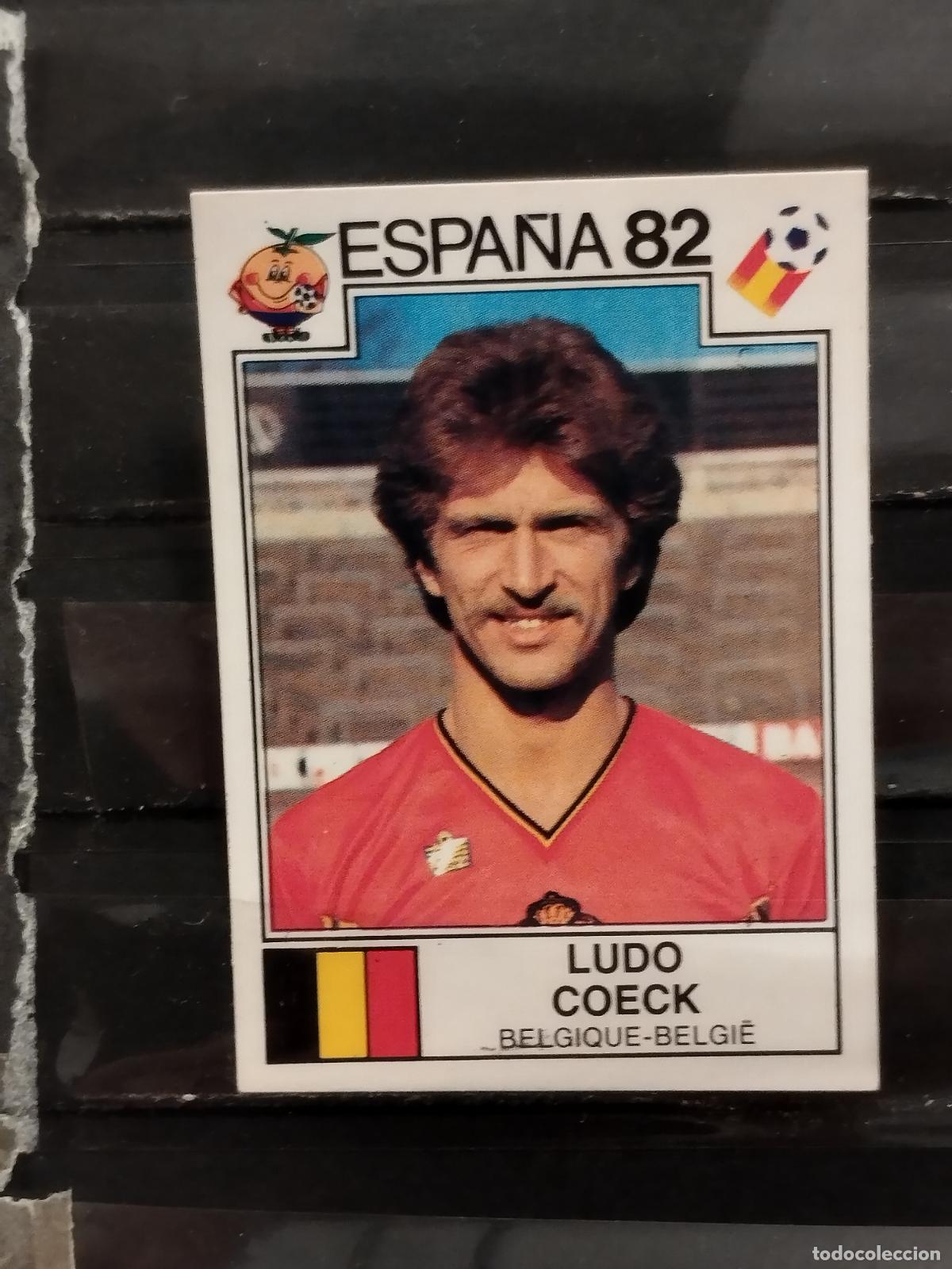 Fu&szlig;ball-Sticker: PANINI. MUNDIAL 82. N&ordm; 208. BELGICA. LUDO COECK