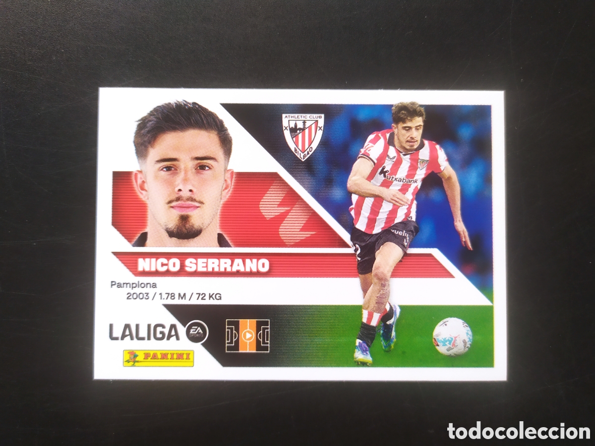 Fu&szlig;ball-Sticker: Liga este 2026 2027 26 27 panini Nico Serrano n&deg; 15 Athletic Bilbao