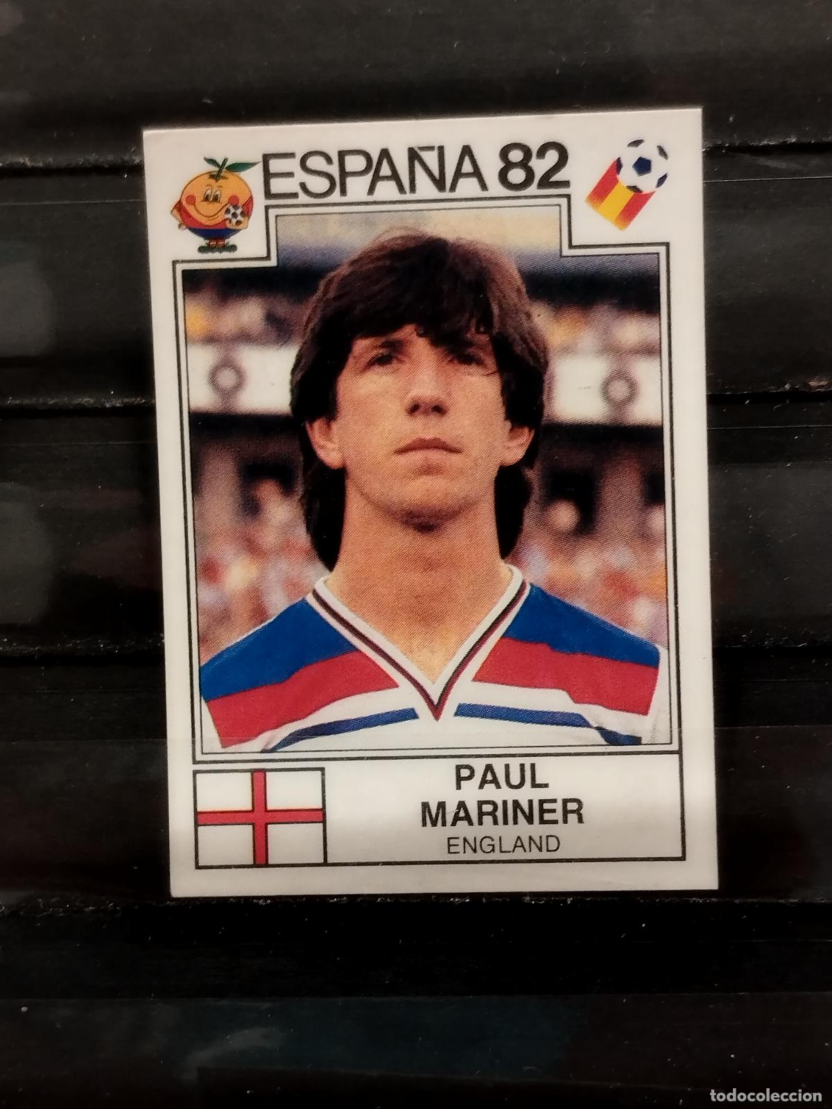 Fu&szlig;ball-Sticker: PANINI. MUNDIAL 82. N&ordm; 252. INGLATERRA. PAUL MARINER
