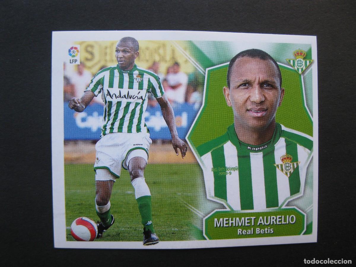 Football Stickers: M. AURELIO (R. BETIS) - &Uacute;LTIMOS FICHAJES N&ordm; 21 - CAMPEONATO DE LIGA 08/09 - ESTE - NUNCA PEGADO