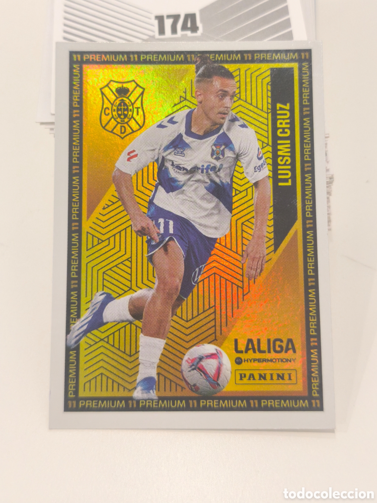 Fu&szlig;ball-Sticker: Cromo Luismi Cruz Tenerife Premium 24/25