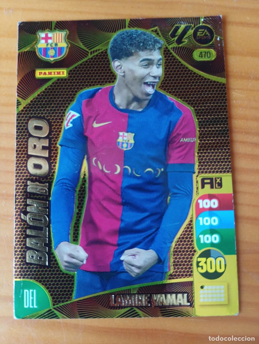 Fu&szlig;ball-Sticker: 470 LAMINE YAMAL BALON DE ORO ADRENALYN 24 25 2024 2025