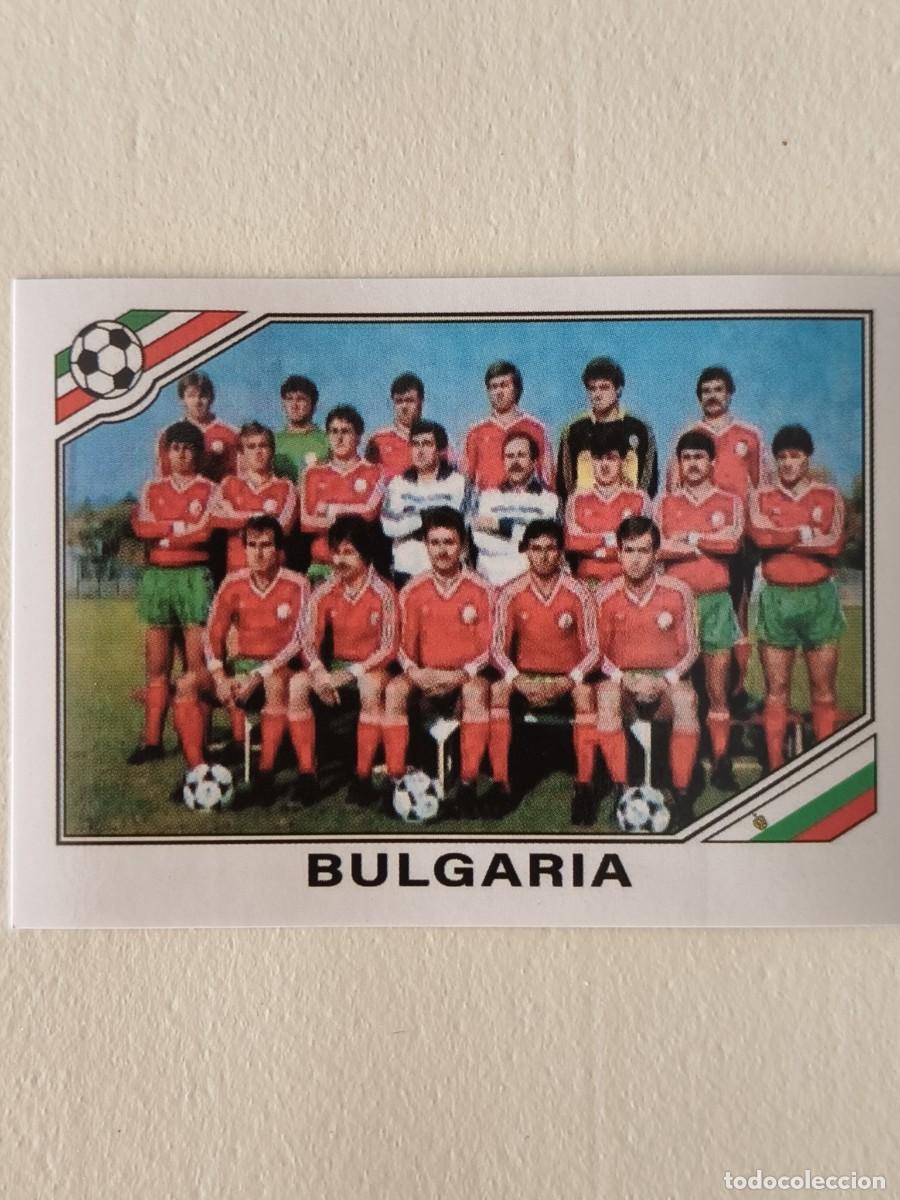 Fu&szlig;ball-Sticker: #55 EQUIPO (BULGARIA) MUNDIAL MEXICO 86 PANINI