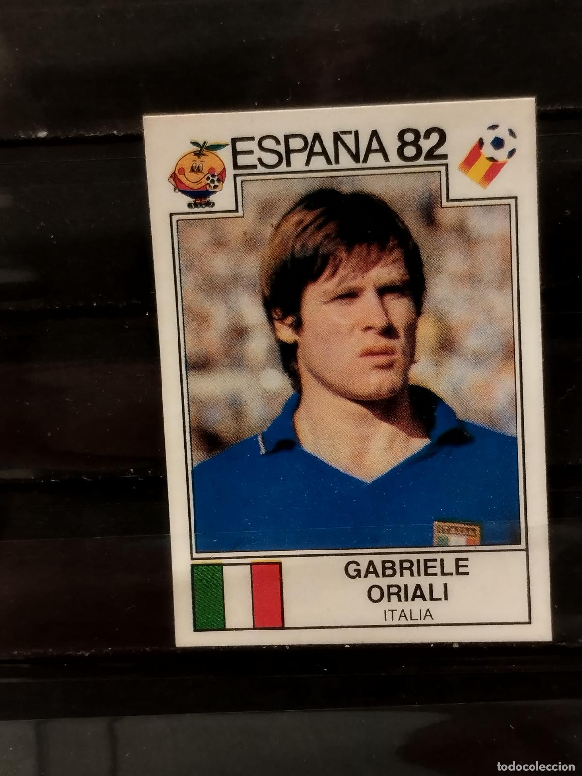 Fu&szlig;ball-Sticker: PANINI. MUNDIAL 82. N&ordm; 44. ITALIA. GABRIELE ORIALI