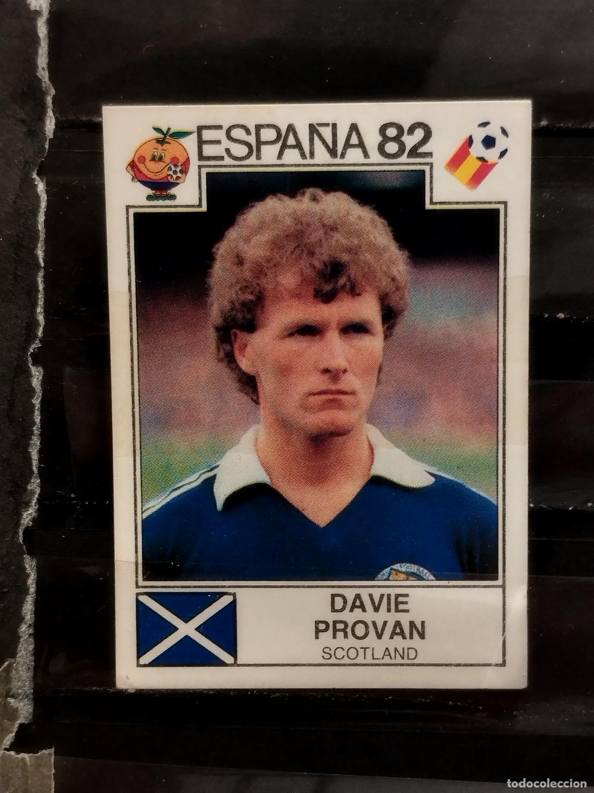 Football Stickers: PANINI. MUNDIAL 82. N&ordm; 417. ESCOCIA. DAVIE PROVAN