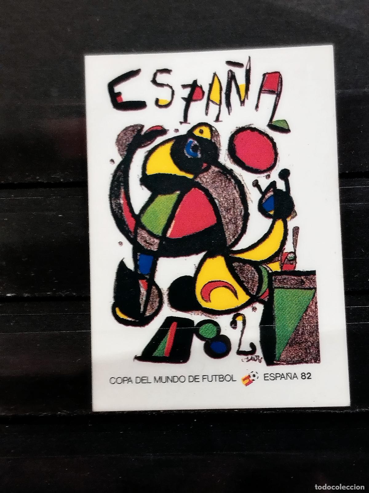 Fu&szlig;ball-Sticker: PANINI. MUNDIAL 82 DE FUTBOL. N&ordm; 4. CARTEL ANUNCIADOR MUNDIAL