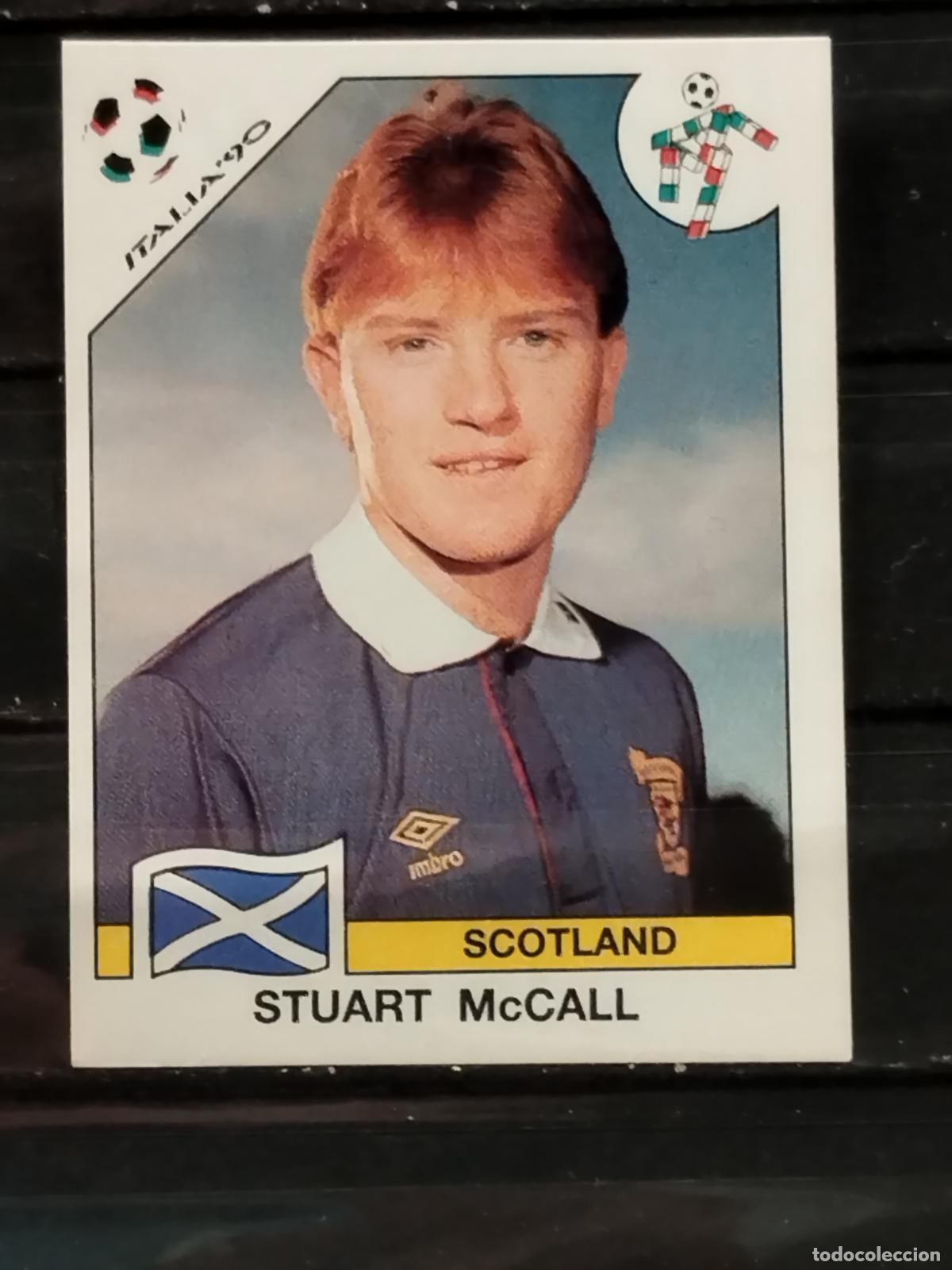Fu&szlig;ball-Sticker: PANINI. MUNDIAL DE FUTBOL ITALIA '90. N&ordm; 224. ESCOCIA. STAUART McCALL