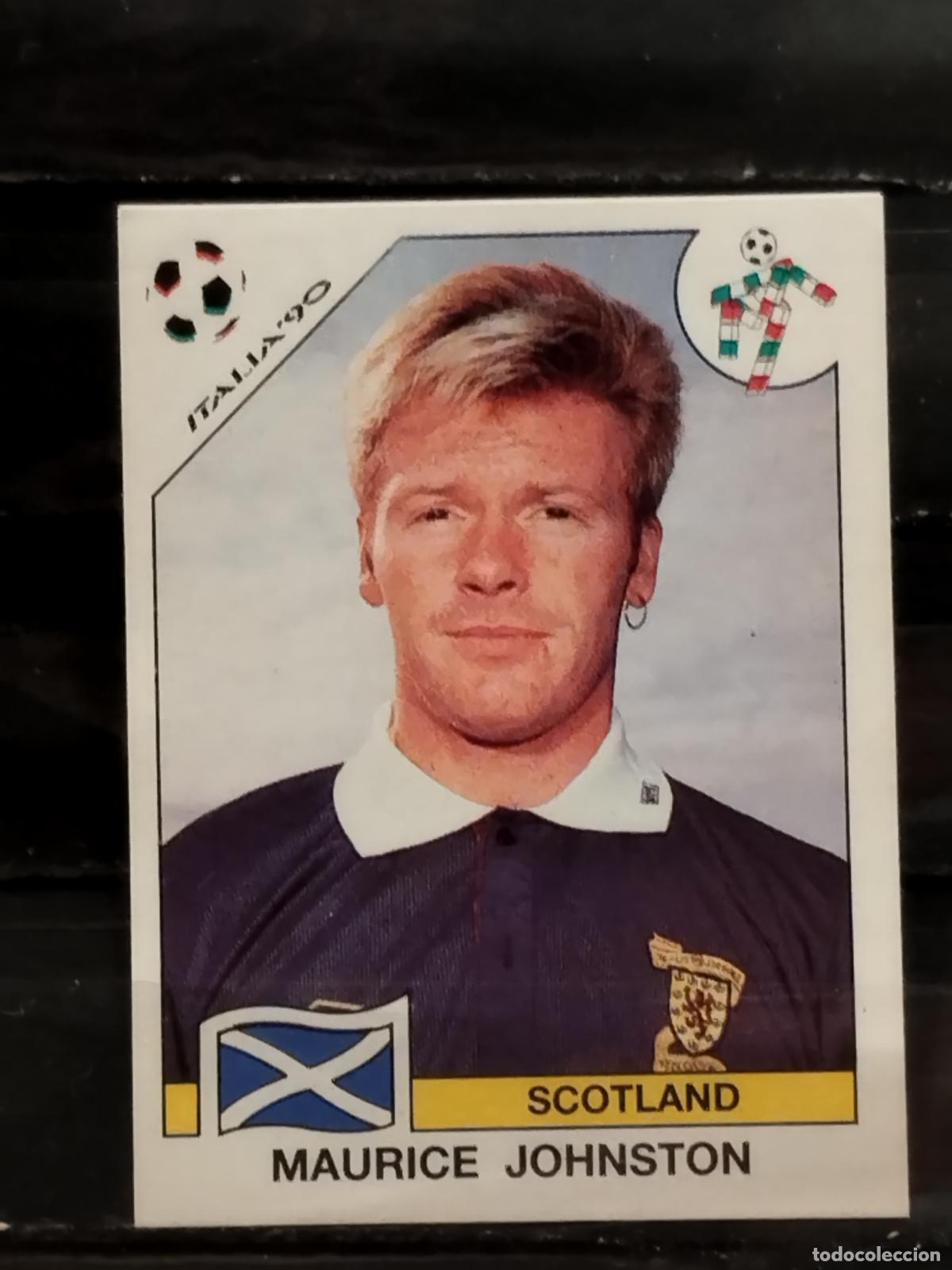Cromos de f&uacute;tbol: PANINI. MUNDIAL DE FUTBOL ITALIA '90. N&ordm; 227. ESCOCIA. MAURICE JOHNSTON