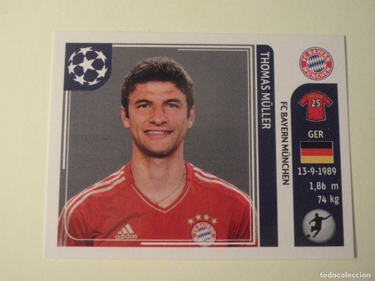 Cromos de f&uacute;tbol: 19 THOMAS M&Uuml;LLER (Bayern M&uuml;nchen) UEFA Champions League 2011 2012 PANINI Stickers 11 12