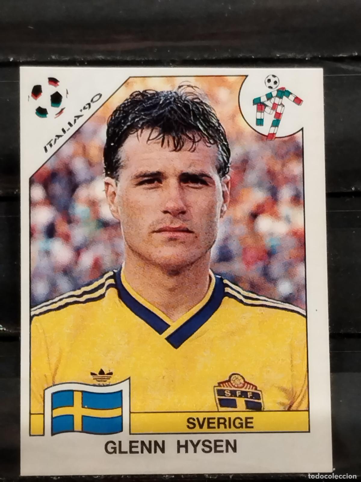 Cartes &agrave; collectionner de Football: PANINI. MUNDIAL DE FUTBOL ITALIA '90. N&ordm; 234. SUECIA. GLENN HYSEN.