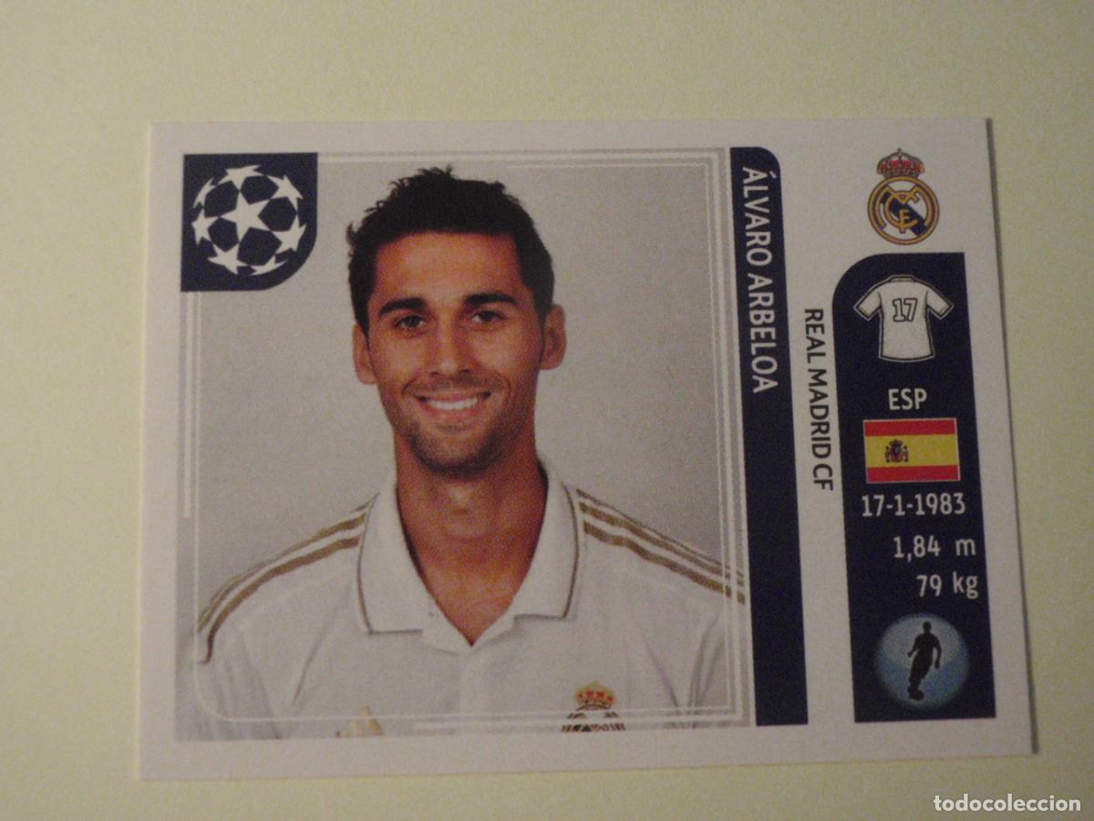 Cromos de f&uacute;tbol: 214 ARBELOA (Real Madrid) UEFA Champions League 2011 2012 PANINI Stickers 11 12