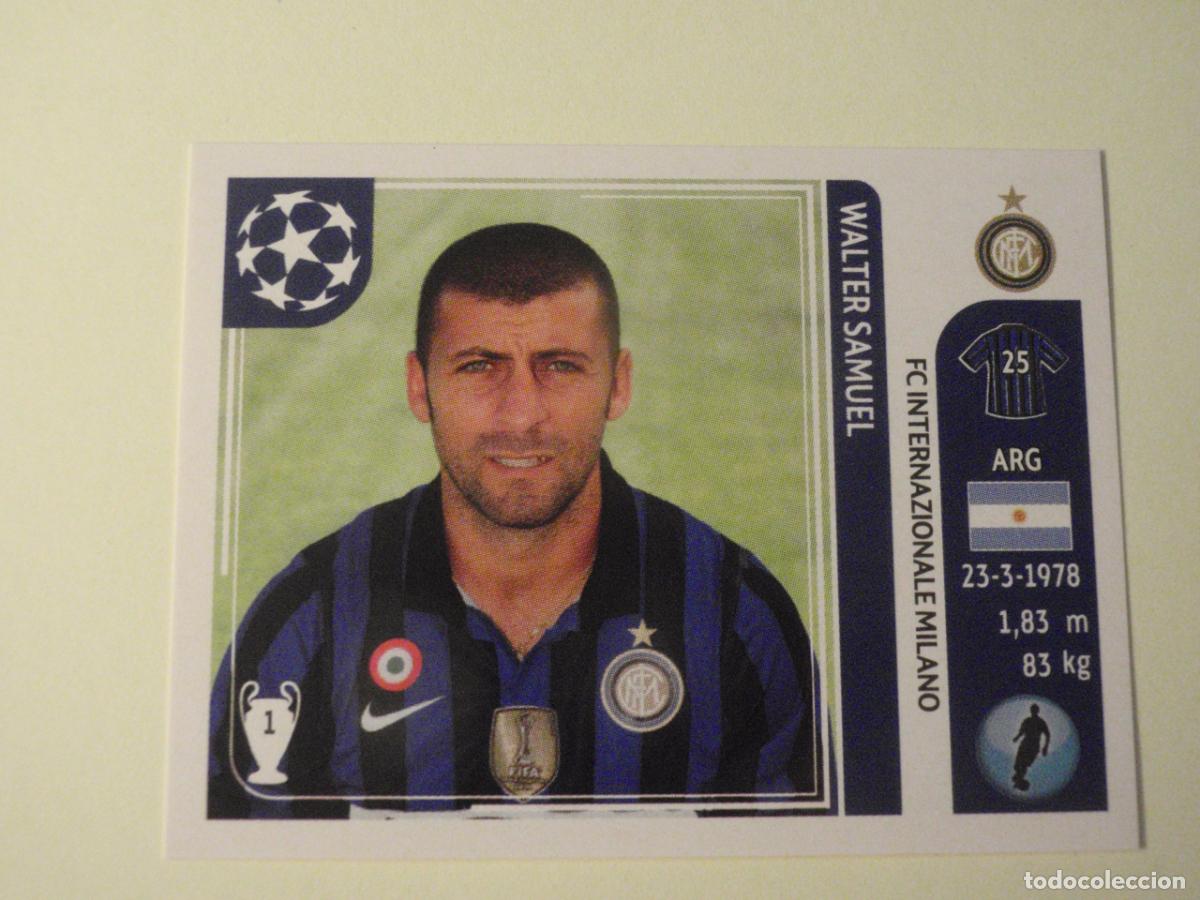 Cromos de f&uacute;tbol: 78 WALTER SAMUEL (Internazionale Milano) UEFA Champions League 2011 2012 PANINI Stickers 11 12