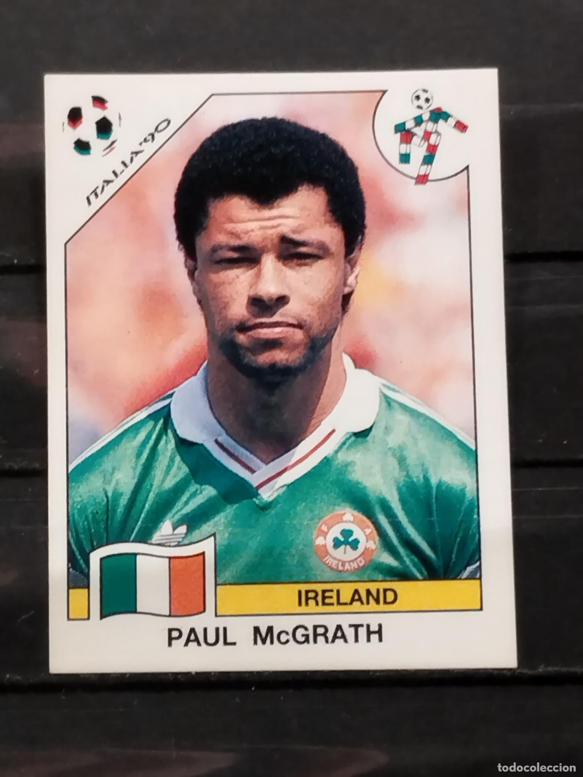 Cromos de f&uacute;tbol: PANINI. MUNDIAL DE FUTBOL ITALIA '90. N&ordm; 430. IRLANDA. PAUL McGRATH.