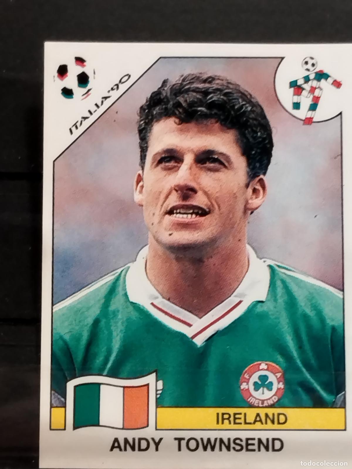 Cromos de f&uacute;tbol: PANINI. MUNDIAL DE FUTBOL ITALIA '90. N&ordm; 432. IRLANDA. ANDY TOWNSEND.