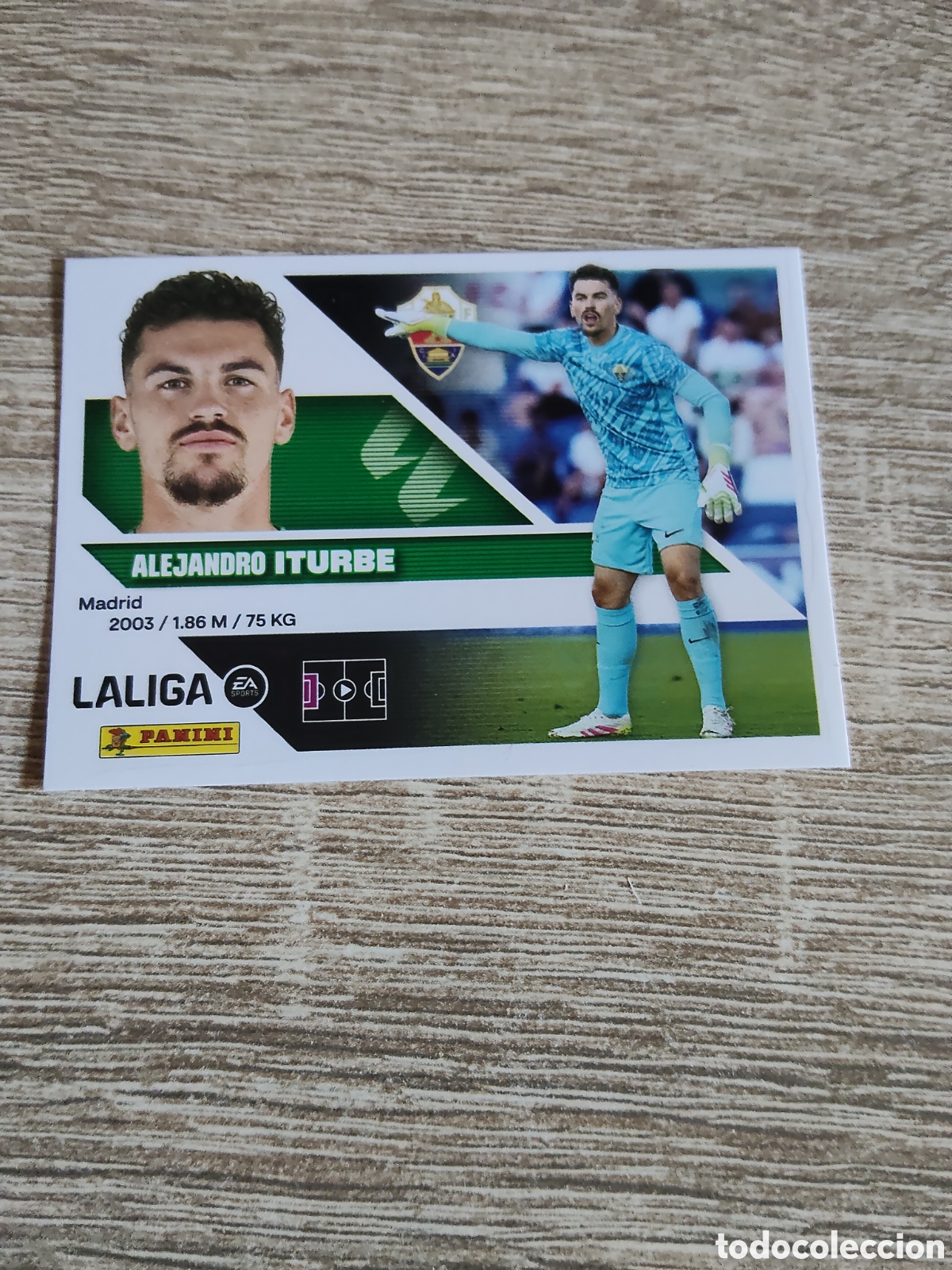 Cromos de f&uacute;tbol: Iturbe Elche liga 2026 2027 26 27 ediciones este