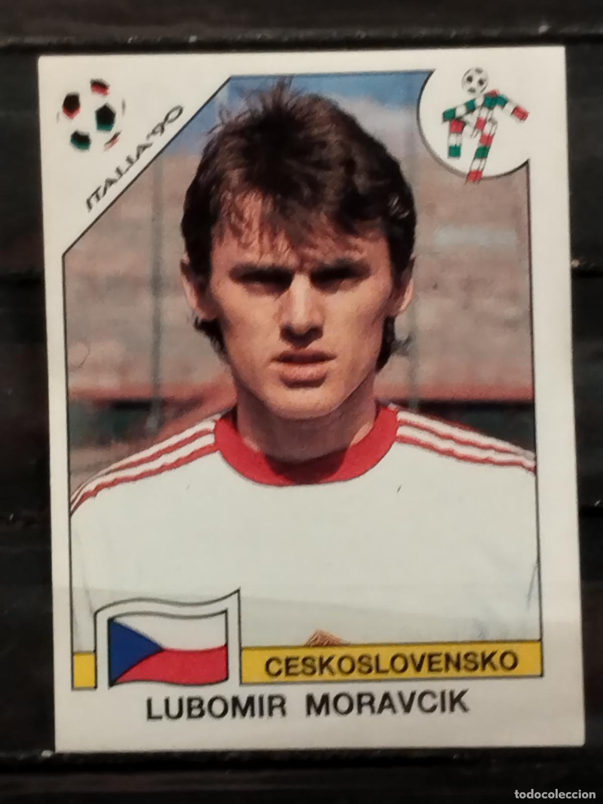 Cromos de f&uacute;tbol: PANINI. MUNDIAL DE FUTBOL ITALIA '90. N&ordm; 89. CHECOSLOVAQUIA. LUBOMIR MORAVCIK.
