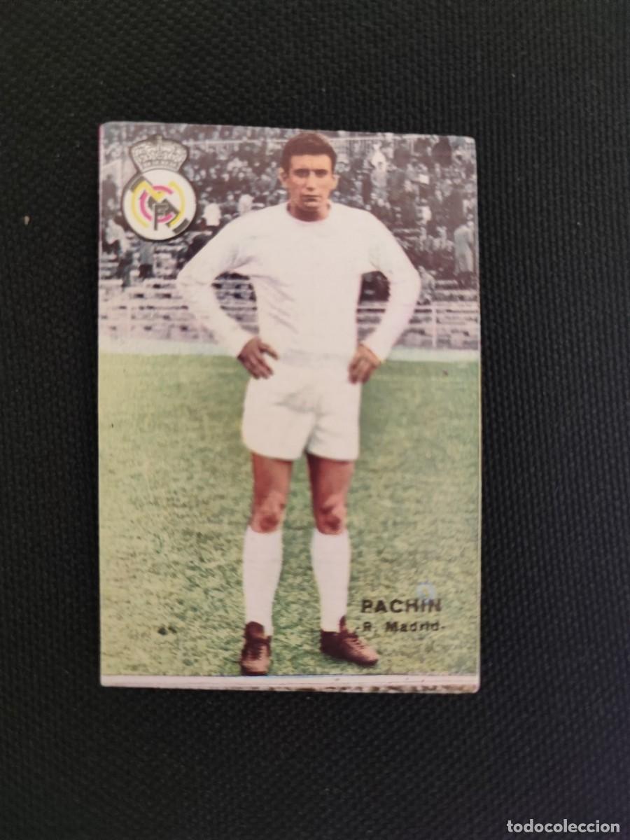 Cromos de f&uacute;tbol: CROMO PACHIN REAL MADRID - FHER CAMPEONATO DE LIGA 1967 1968 67 68 -SIN PEGAR NUEVO