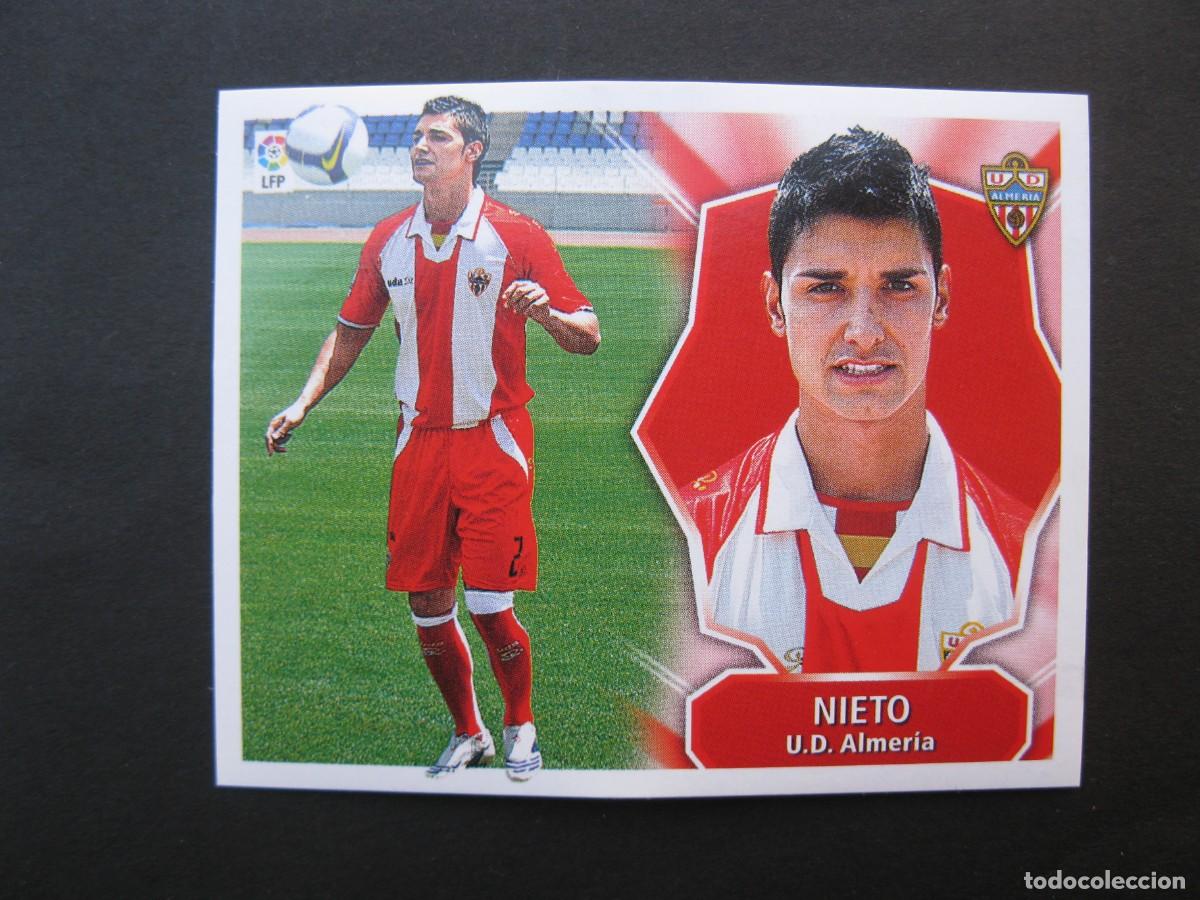 Cromos de f&uacute;tbol: NIETO (U.D. ALMER&Iacute;A) - &Uacute;LTIMOS FICHAJES N&ordm; 35 - CAMPEONATO DE LIGA 08/09 - ESTE - NUNCA PEGADO