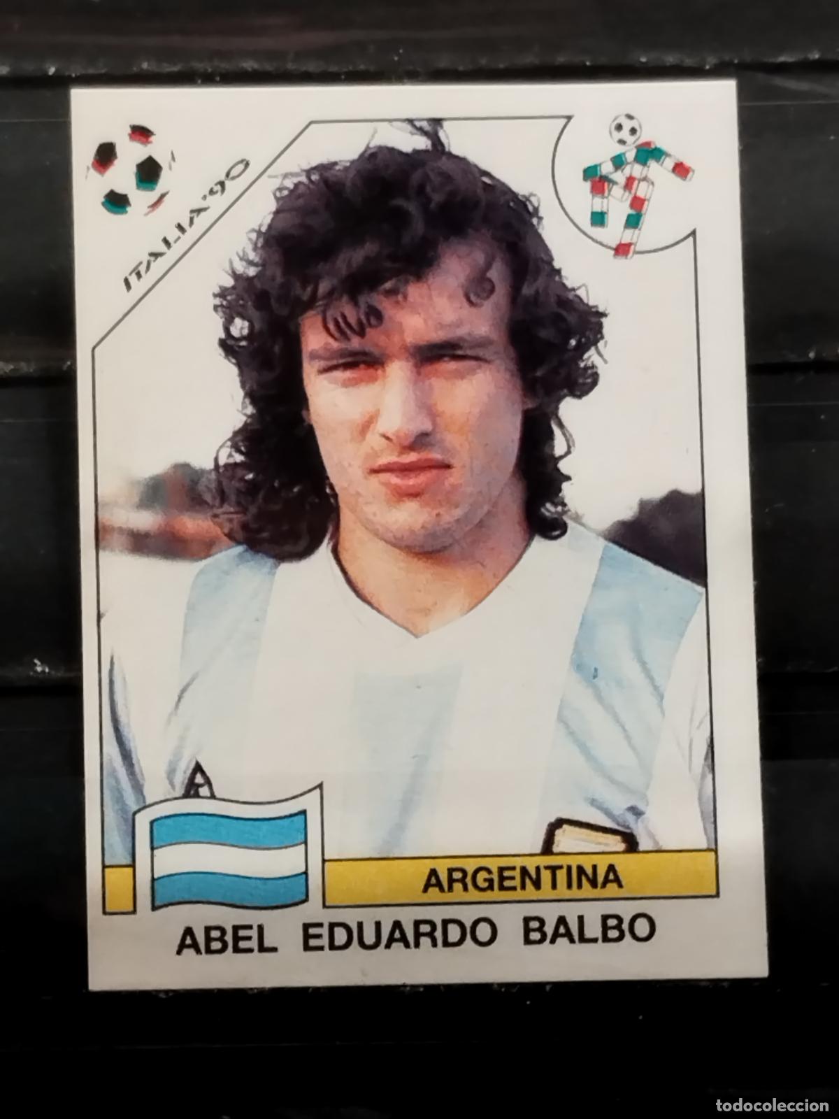 Fu&szlig;ball-Sticker: PANINI. MUNDIAL DE FUTBOL ITALIA '90. N&ordm; 130. ARGENTINA. ABEL EDUARDO BALBO.