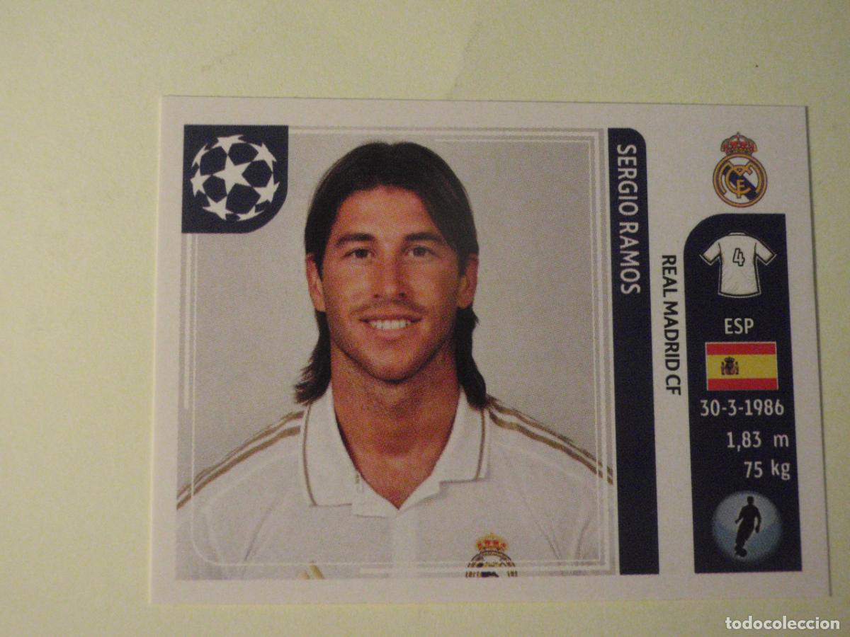 Cromos de f&uacute;tbol: Cromo N&ordm; 211 SERGIO RAMOS (Real Madrid) UEFA Champions League 2011 2012 PANINI Stickers 11 12