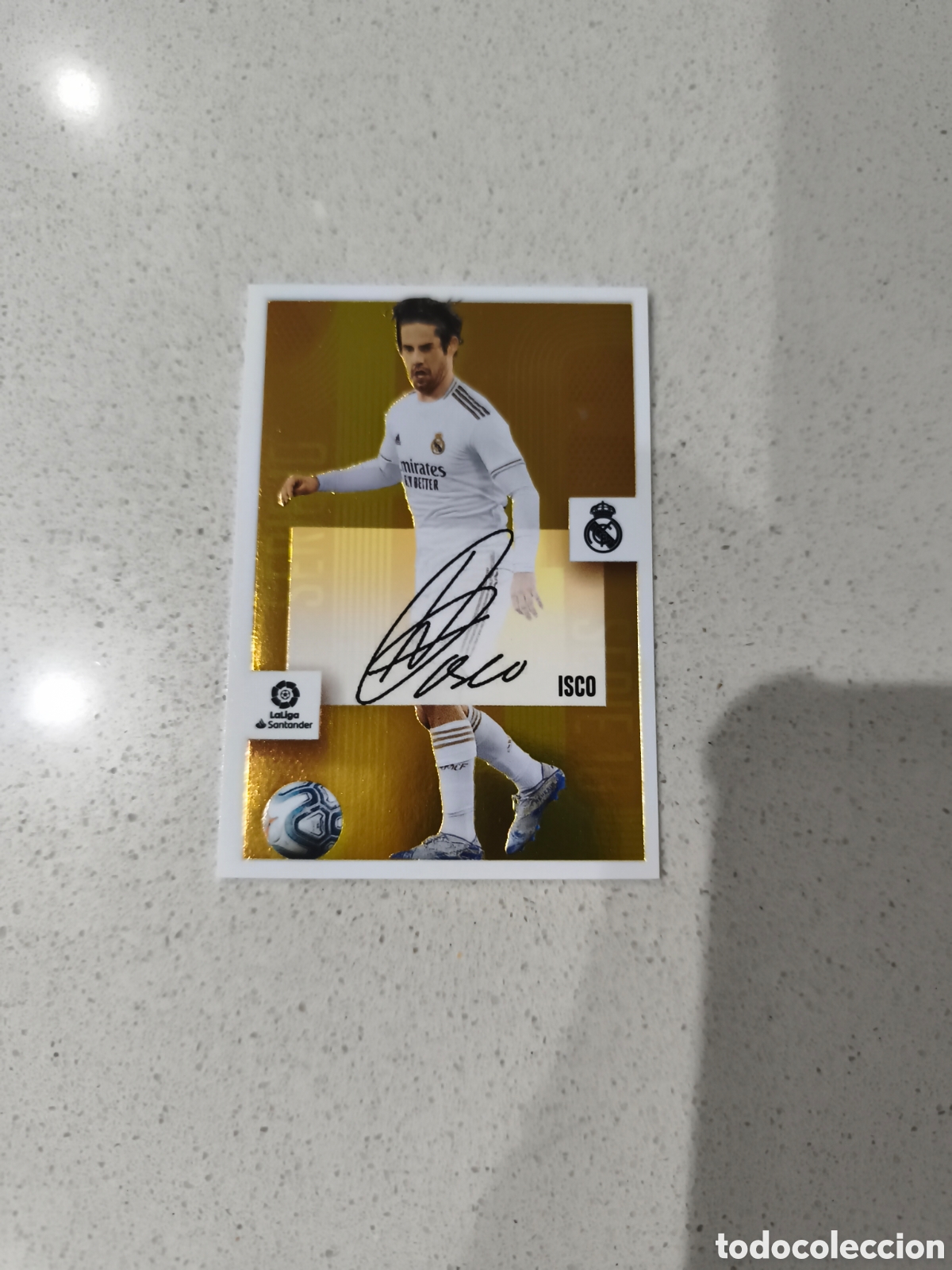 Cromos de f&uacute;tbol: CROMO SERIE 10 n&uacute;mero 10 ISCO REAL MADRID LIGA ESTE 20/21. PANINI.