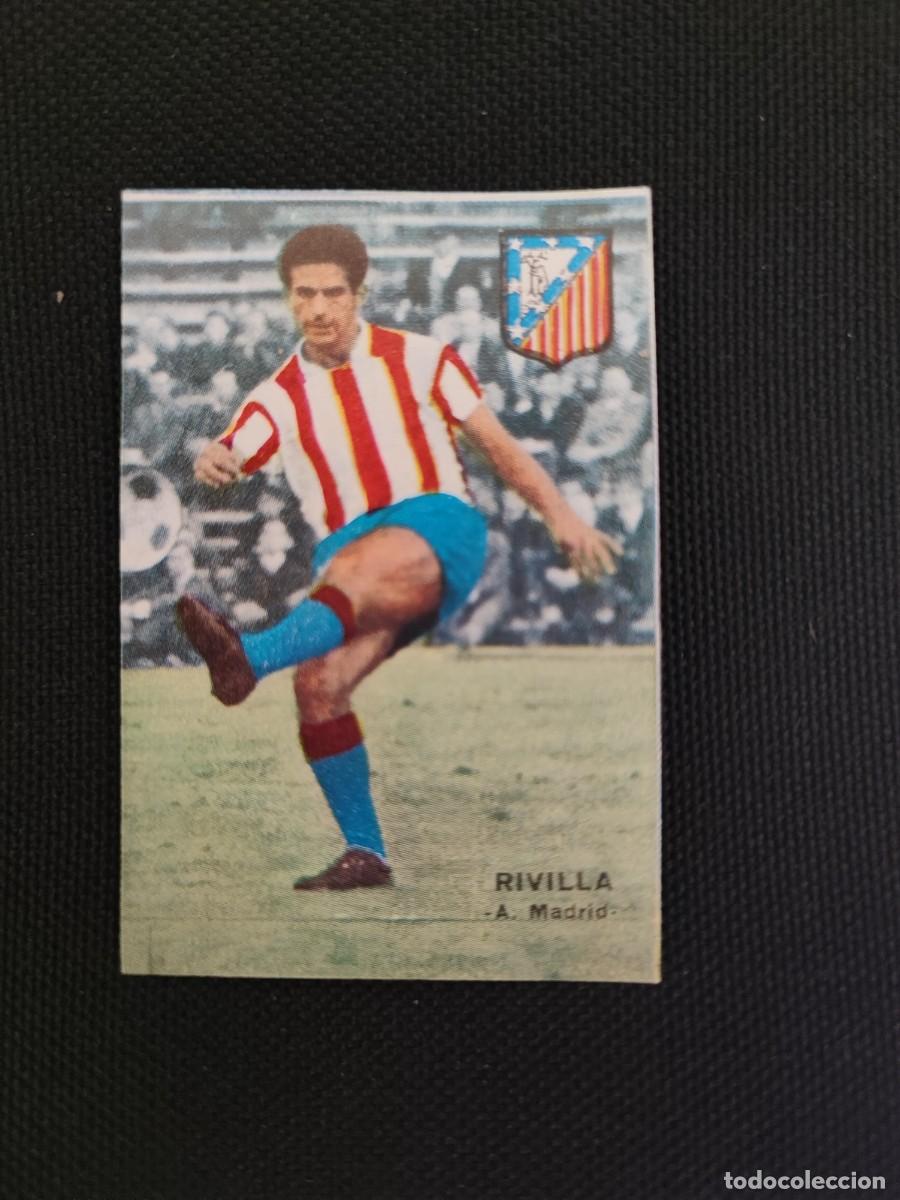 Cromos de f&uacute;tbol: CROMO RIVILLA ATL&Eacute;TICO MADRID - FHER CAMPEONATO DE LIGA 1967 1968 67 68 -SIN PEGAR NUEVO