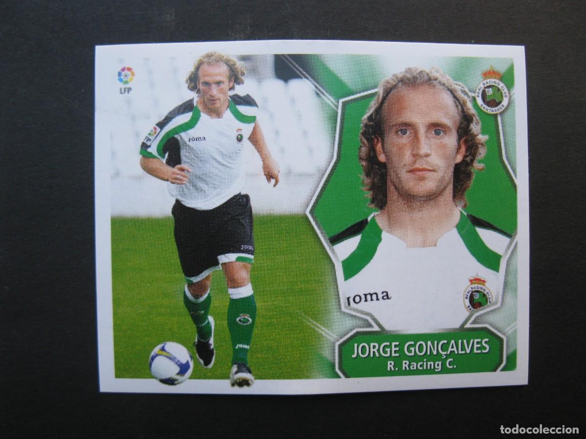 Cromos de f&uacute;tbol: J. GON&Ccedil;ALVES (R. RACING C) - &Uacute;LTIMOS FICHAJES N&ordm; 47 - CAMPEONATO DE LIGA 08/09 - ESTE - NUNCA PEGADO