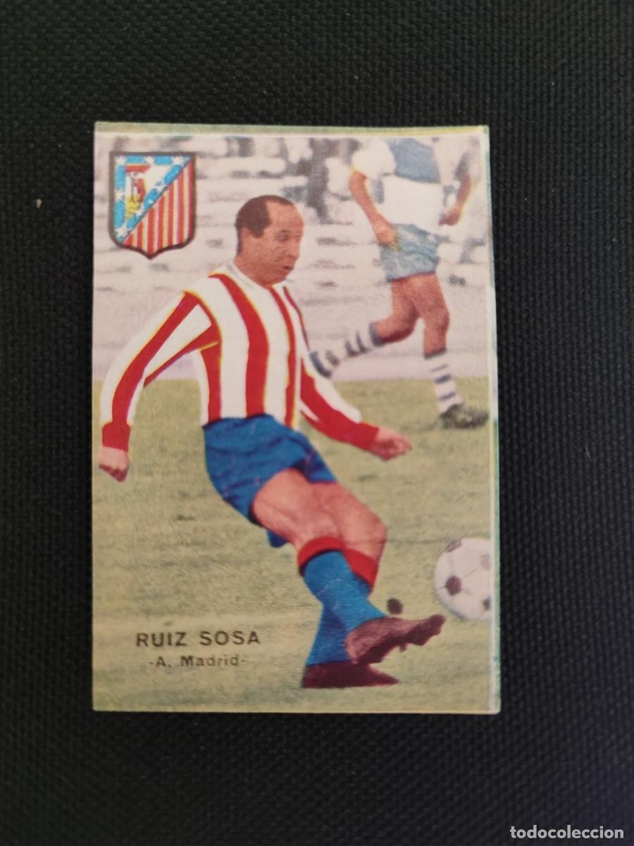 Cromos de f&uacute;tbol: CROMO RUIZ SOSAATL&Eacute;TICO MADRID - FHER CAMPEONATO DE LIGA 1967 1968 67 68 -SIN PEGAR NUEVO
