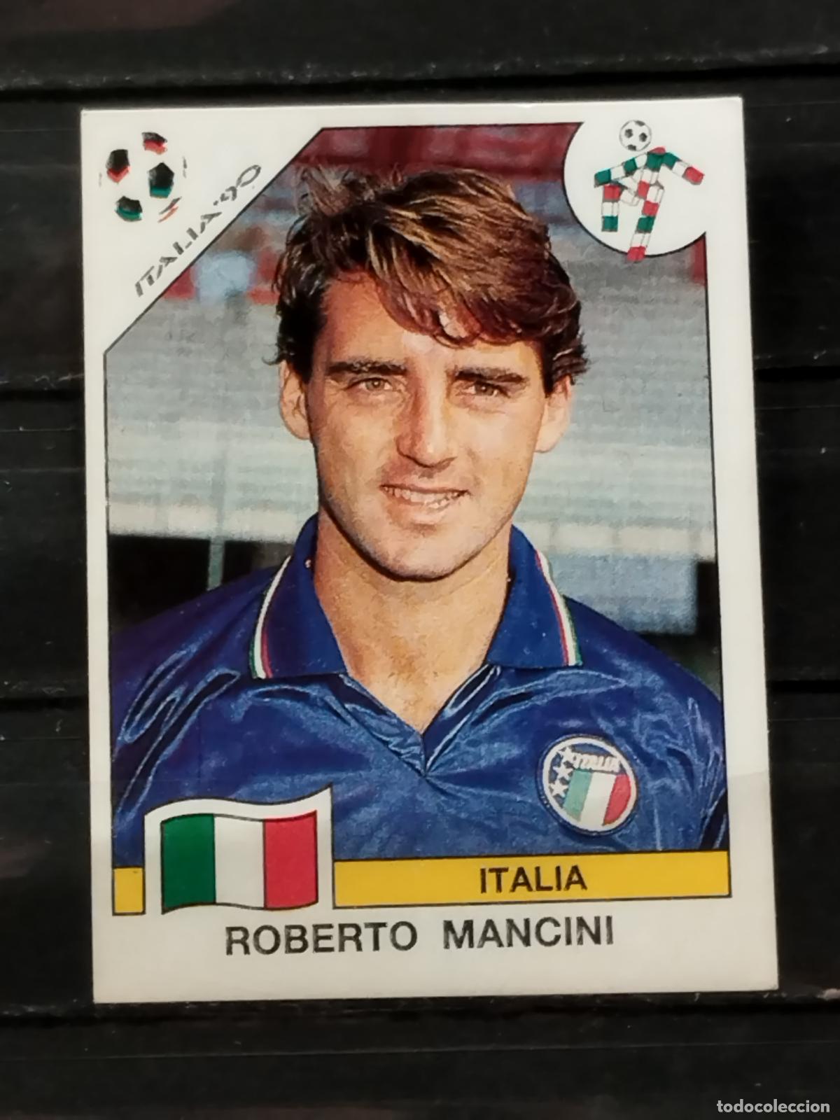 Cromos de f&uacute;tbol: PANINI. MUNDIAL DE FUTBOL ITALIA '90. N&ordm; 56. ITALIA. ROBERTO MANCINI.