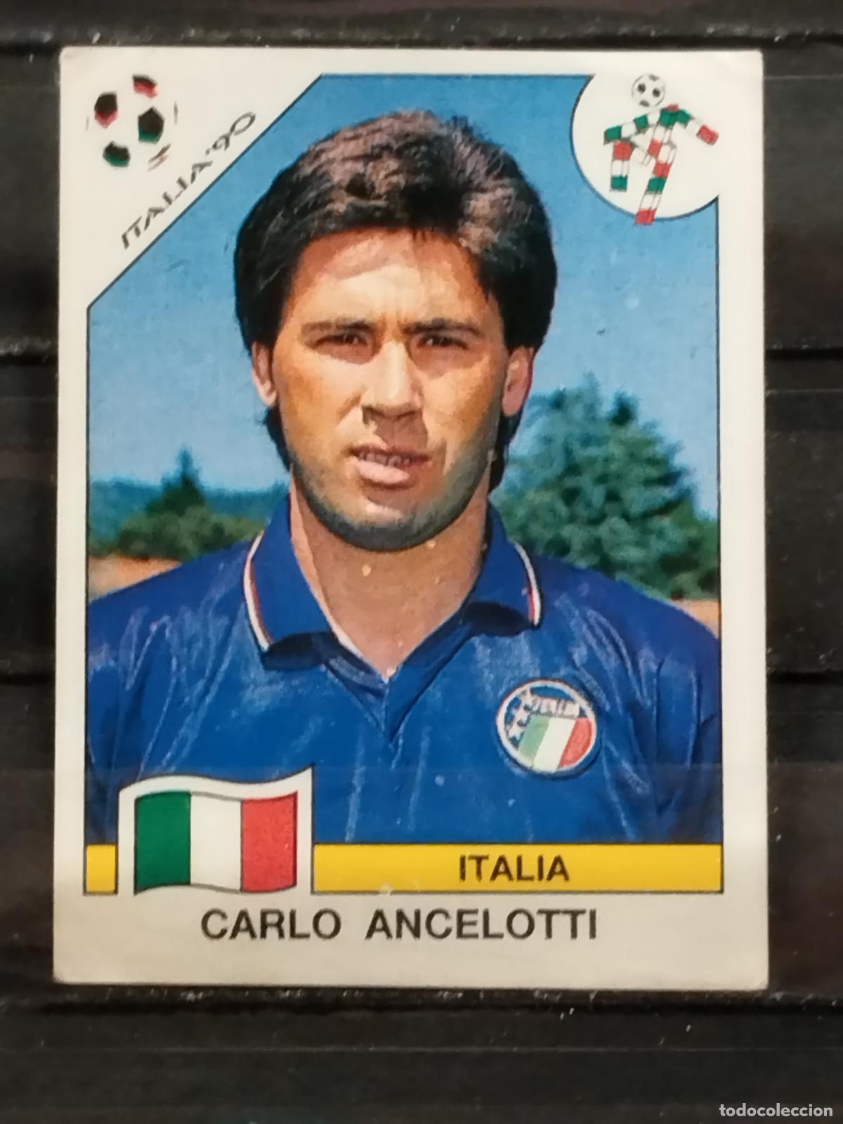 Cromos de f&uacute;tbol: PANINI. MUNDIAL DE FUTBOL ITALIA '90. N&ordm; 49. ITALIA. CARLO ANCELOTTI