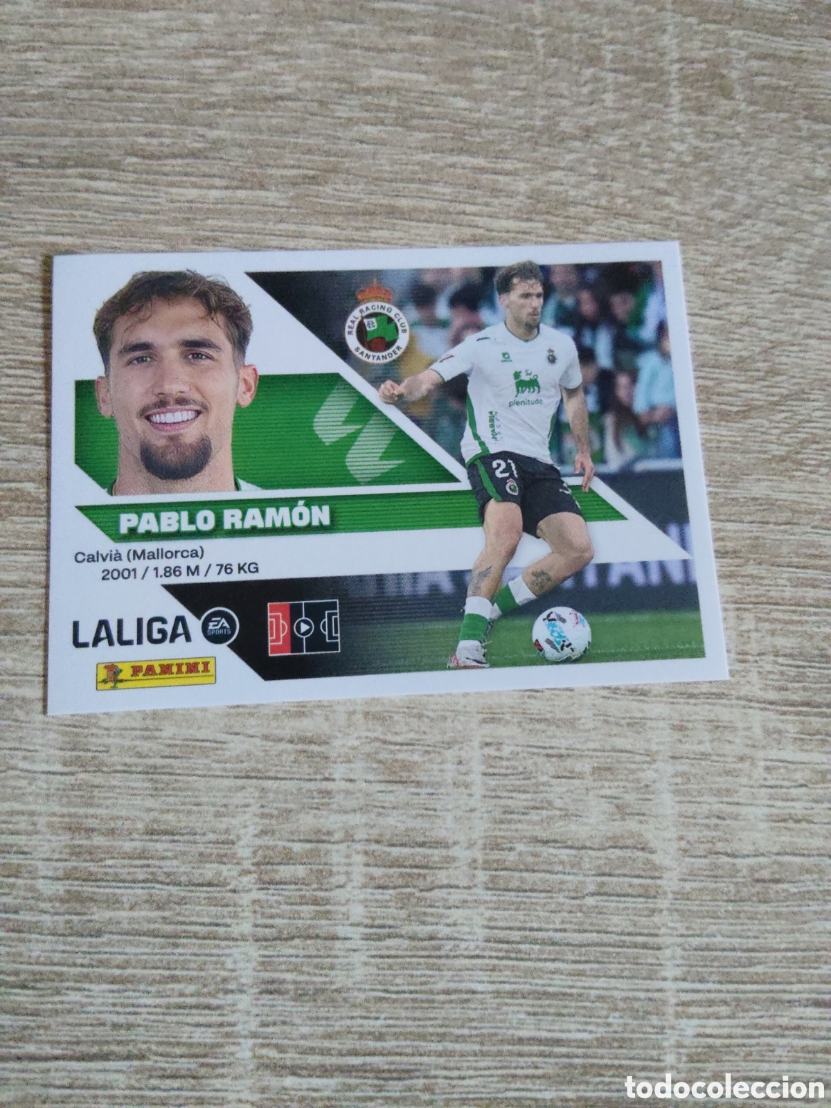 Cromos de f&uacute;tbol: Pablo Ram&oacute;n coloca Racing de Santander liga 2026 2027 26 27 ediciones este