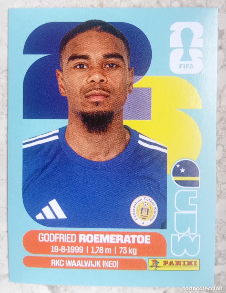 Cromos de f&uacute;tbol: Figurina Panini 2026 Cromo World Cup Usa Mundial 2026 Godfried Roemeratoe Curacao n CUW 10