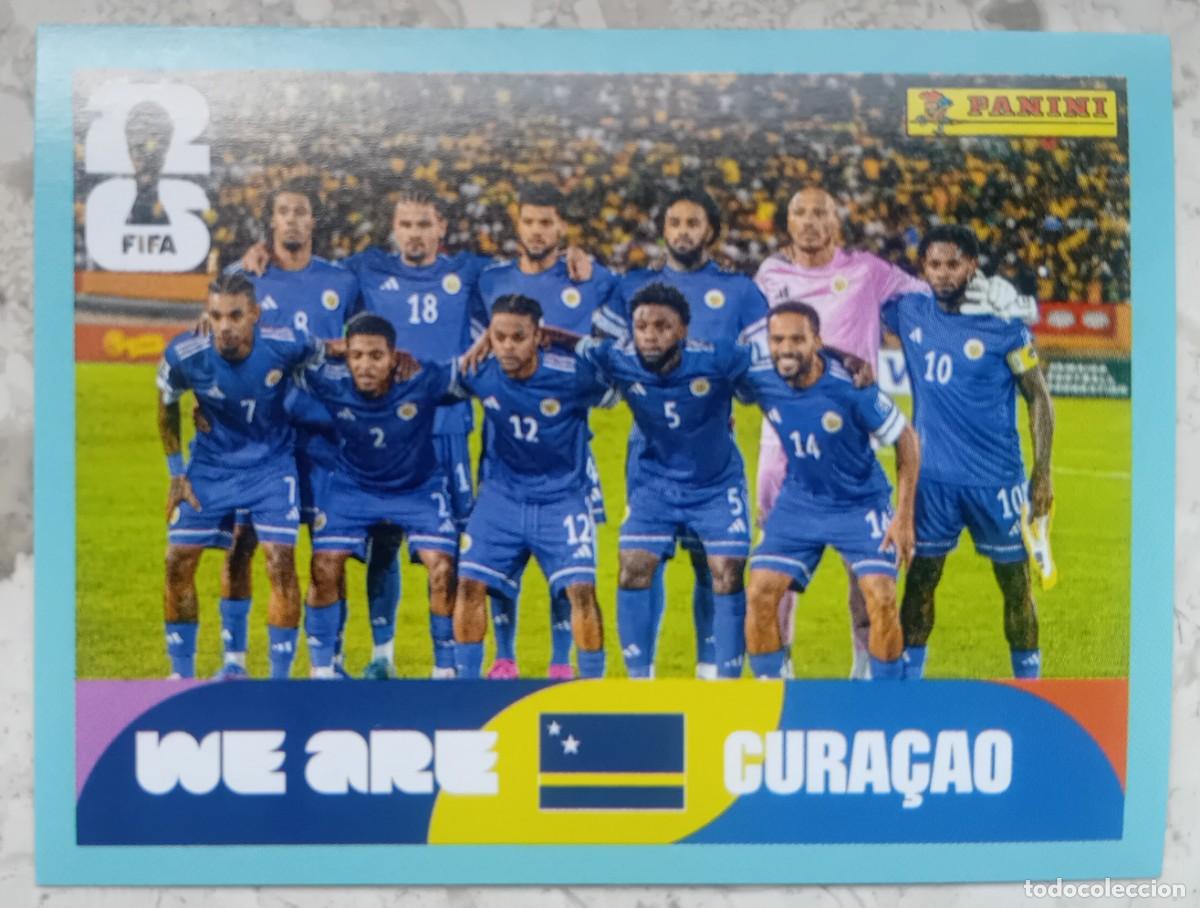 Cromos de f&uacute;tbol: Figurina Panini 2026 Cromo World Cup Usa Mundial 2026 squadra alineaci&oacute;n team Curacao n CUW 13