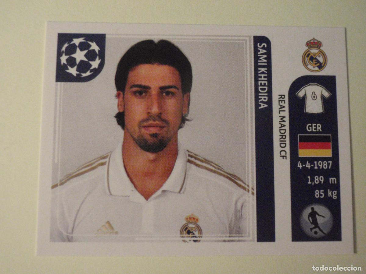 Cromos de f&uacute;tbol: N&ordm; 218 SAMI KHEDIRA (Real Madrid) UEFA Champions League 2011 2012 PANINI Stickers 11 12