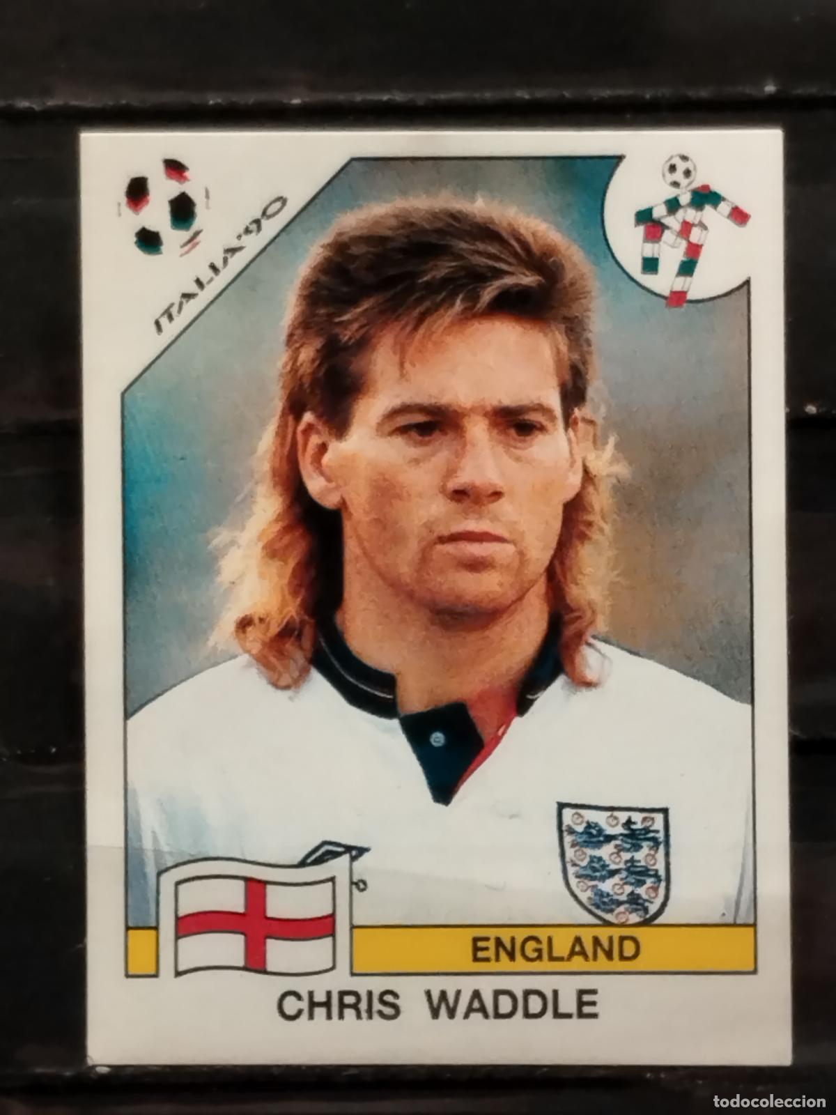 Cromos de f&uacute;tbol: PANINI. MUNDIAL DE FUTBOL ITALIA '90. N&ordm; 397. INGLATERRA. CHRIS WADDLE.