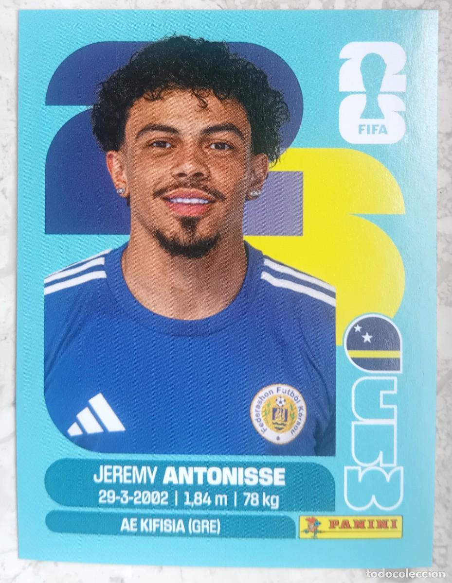 Cromos de f&uacute;tbol: Figurina Panini 2026 Cromo World Cup Usa Mundial 2026 Jeremy Antonisse Curacao n CUW 18