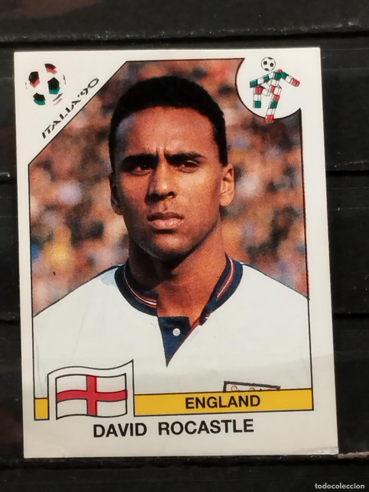 Cromos de f&uacute;tbol: PANINI. MUNDIAL DE FUTBOL ITALIA '90. N&ordm; 396. INGLATERRA. DAVID ROCASTLE.