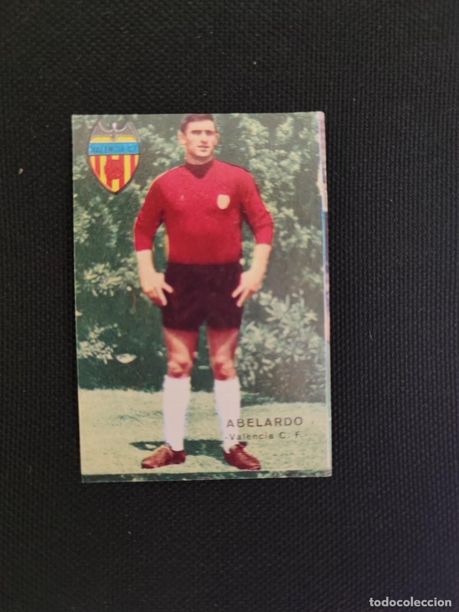 Cromos de f&uacute;tbol: CROMO ABELARDO VALENCIA - FHER CAMPEONATO DE LIGA 1967 1968 67 68 -SIN PEGAR NUEVO