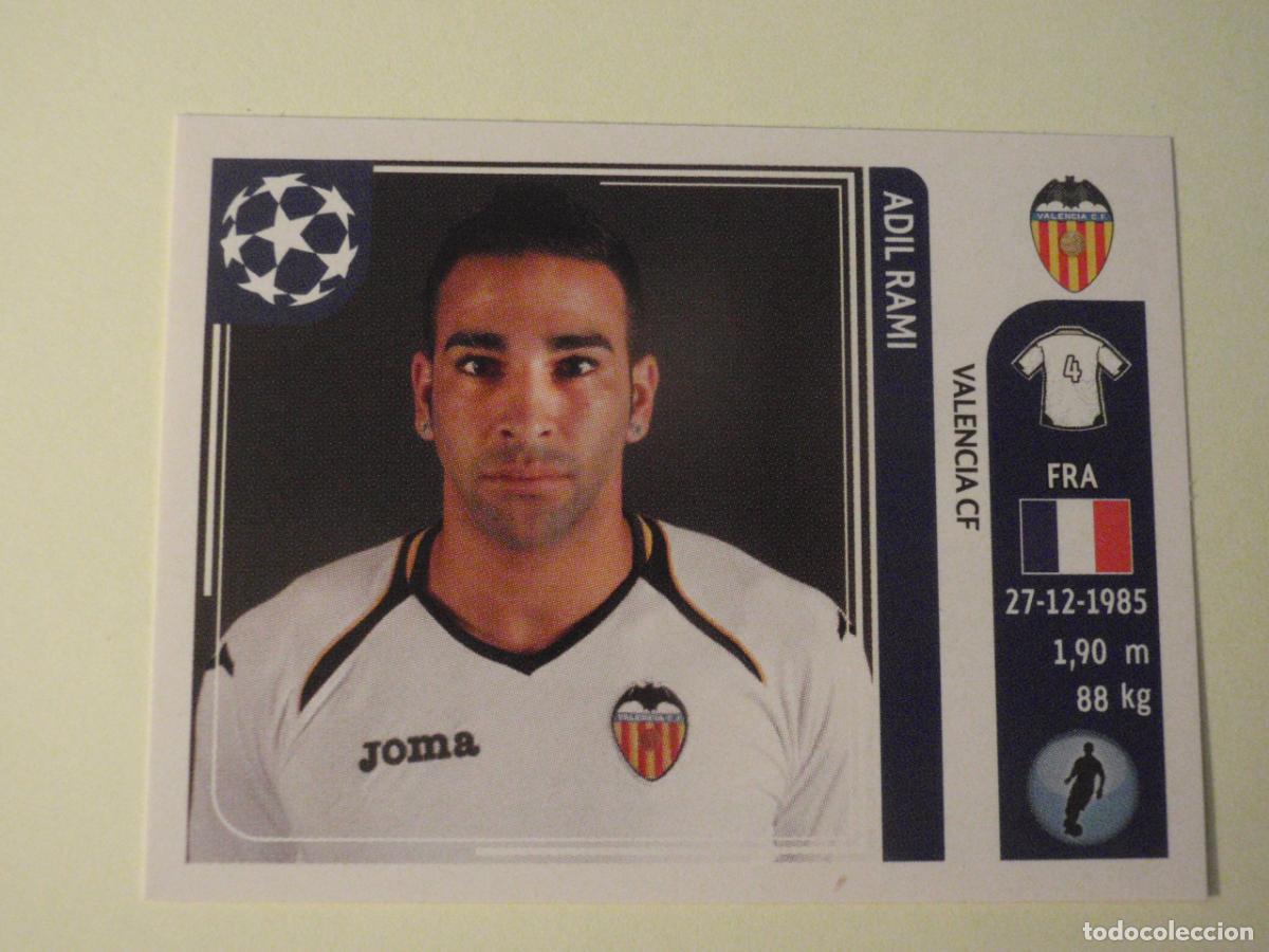 Cromos de f&uacute;tbol: Cromo N&ordm; 297 ADIL RAMI (Valencia CF) UEFA Champions League 2011 2012 PANINI Stickers 11 12