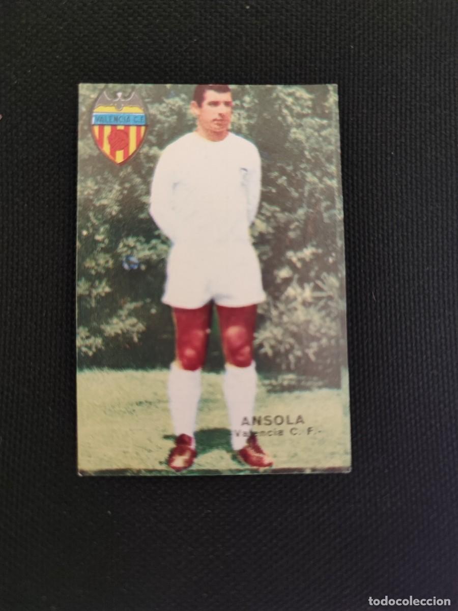 Cromos de f&uacute;tbol: CROMO ANSOLA VALENCIA - FHER CAMPEONATO DE LIGA 1967 1968 67 68 -SIN PEGAR NUEVO