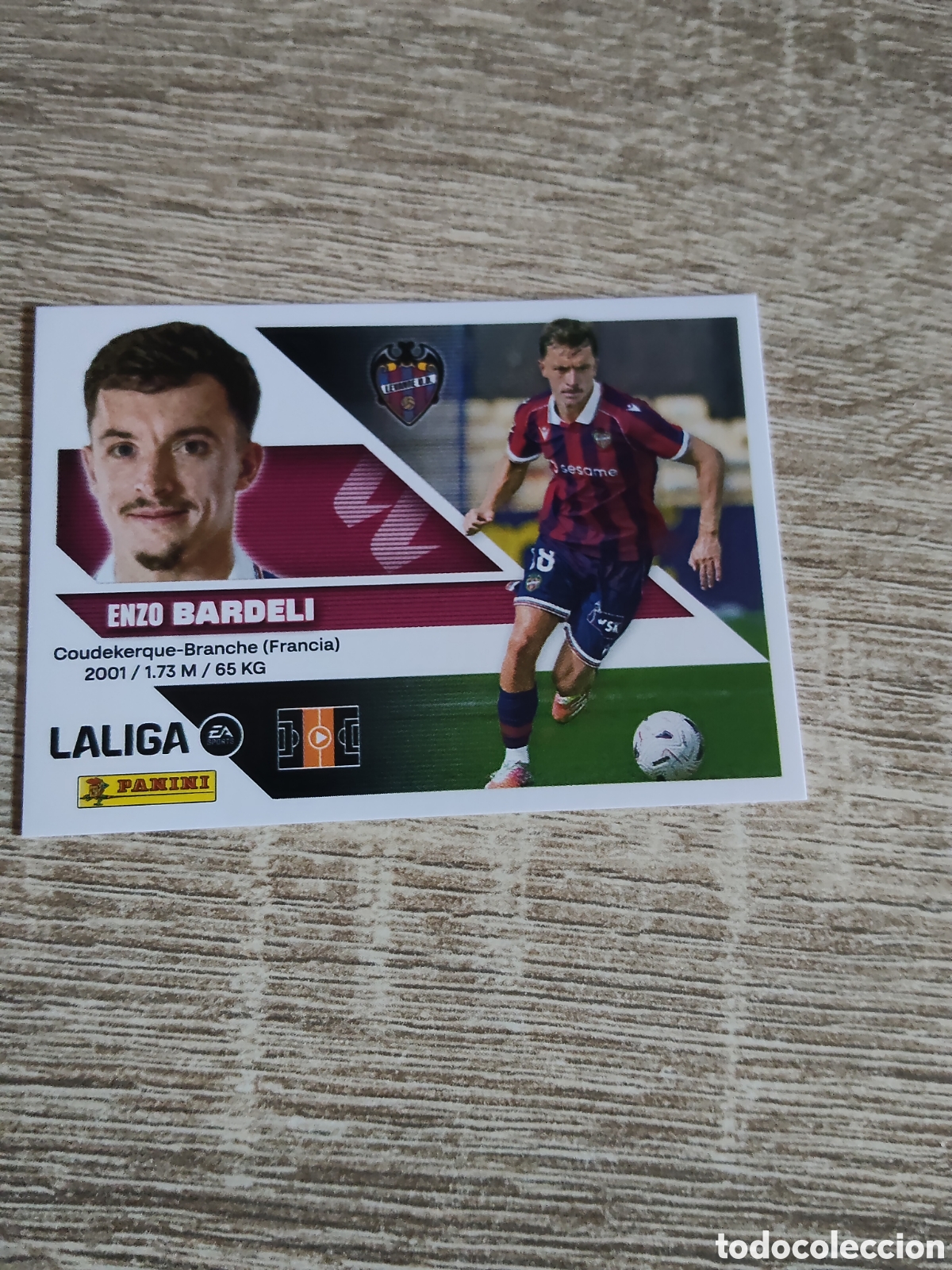 Cromos de f&uacute;tbol: Bardeli fichaje 7 Levante liga 2026 2027 26 27 ediciones este