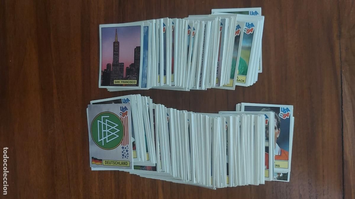 Cromos de f&uacute;tbol: PANINI Mundial 1994 USA 94 - Colecci&oacute;n completa sin pegar 444 cromos en excelente estado - Maradona